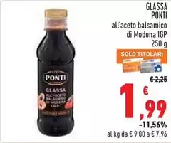 Ponti - Glassa
