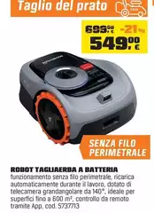 Robot Tagliaerba A Batteria (Senza Filo)