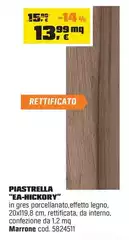 Piastrella "Ea-Hickory" Marrone