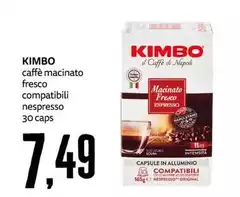 Kimbo - Caffè Macinato Fresco Compatibili Nespresso Kimbo - Caffè Macinato Fresco Compatibili Nespresso