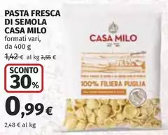 Casa Milo - Pasta Fresca Di Semola