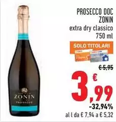 Zonin - Prosecco DOC Zonin - Prosecco DOC
