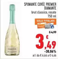 Diamante - Spumante Cuvée Premier Diamante - Spumante Cuvée Premier