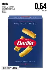 Barilla - Pasta Di Semola Formati Normali Barilla - Pasta Di Semola Formati Normali