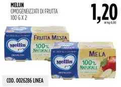 Mellin - Omogeneizzati Di Frutta Mellin - Omogeneizzati Di Frutta