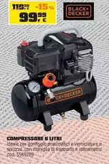 Black & Decker - Compressore 6 Litri Black & Decker - Compressore 6 Litri