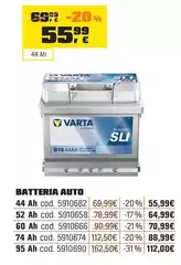 Varta - Batteria Auto Varta - Batteria Auto