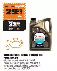 Total - Olio Motore Synthetic Plus 5W30