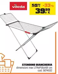 Vileda - Stendino Biancheria Vileda - Stendino Biancheria