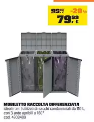 Mobiletto Raccolta Differenziata Mobiletto Raccolta Differenziata
