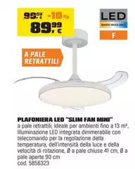 Plafoniera Led "Slim Fan Mini"
