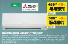Mitsubishi Electric - Climatizzatore Monosplit "MSZ-DW" 