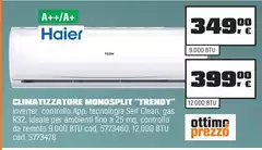 Haier - Climatizzatore Monosplit "Trendy" 