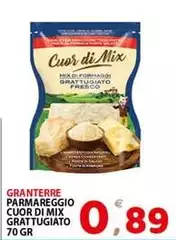 Granterre - Parmareggio Cuor Di Mix Grattugiato Granterre - Parmareggio Cuor Di Mix Grattugiato