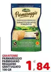 Granterre - Parmareggio Parmigiano Reggiano Grattugiato Granterre - Parmareggio Parmigiano Reggiano Grattugiato