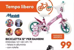 Mandelli - Bicicletta 12" Per Bambini