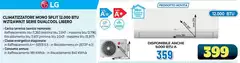 LG - Climatizzatore Mono Split 12.000 BTU WZ12AWKIT Serie Dualcool Libero LG - Climatizzatore Mono Split 12.000 BTU WZ12AWKIT Serie Dualcool Libero