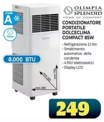 Olimpia Splendid - Condizionatore Portatile Dolceclima Compact 8SW Olimpia Splendid - Condizionatore Portatile Dolceclima Compact 8SW