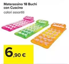 Materassino 18 Buchi Con Cuscino Materassino 18 Buchi Con Cuscino