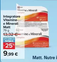 Matt - Integratore Vitamine E Minerali