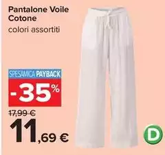Pantalone Voile Cotone Pantalone Voile Cotone