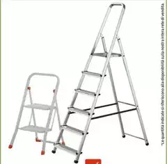 Gierre - Scala Scalamia 6 Gradini + Sgabello Sempreutile 2 Gradini
