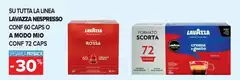 Mio - Su Tutta La Linea Lavazza Nespresso Conf. 60 Caps O A Modo Mio - Su Tutta La Linea Lavazza Nespresso Conf. 60 Caps O A Modo