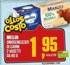 Mellin - Omogeneizzati Di Carne 2 Vasetti Mellin - Omogeneizzati Di Carne 2 Vasetti