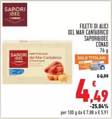 Sapori - Filetti Di Alici Del Mar Cantabrico &Idee Sapori - Filetti Di Alici Del Mar Cantabrico &Idee