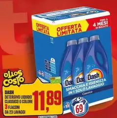 Dash - Detersivo Liquido Classico O Colore 3 Flaconi Dash - Detersivo Liquido Classico O Colore 3 Flaconi