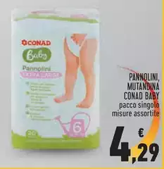 Conad - Pannolini Mutandina Baby Conad - Pannolini Mutandina Baby