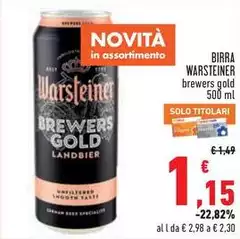 Warsteiner - Birra