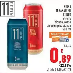 Strong - Birra 11 Paralleli