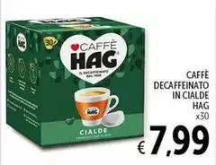 Hag - Caffè Decaffeinato In Cialde Hag - Caffè Decaffeinato In Cialde