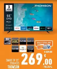 Thomson - Smart Tv 55" 55U64S15 Thomson - Smart Tv 55" 55U64S15
