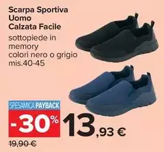 Facile - Scarpa Sportiva Uomo Calzata Facile - Scarpa Sportiva Uomo Calzata