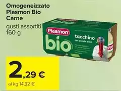 Plasmon - Omogeneizzato Bio Carne Plasmon - Omogeneizzato Bio Carne