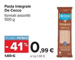 De Cecco - Pasta Integrale De Cecco - Pasta Integrale