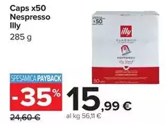 Illy - Caps x50 Nespresso Illy - Caps x50 Nespresso
