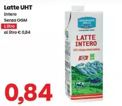 Latte Uht Intero Senza Ogm Latte Uht Intero Senza Ogm