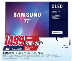 Samsung - Tv Oled 77" QE77S85FAEXZT Samsung - Tv Oled 77" QE77S85FAEXZT
