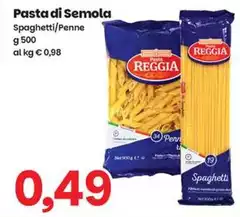 Reggia - Pasta Di Semola Spaghetti/ Penne Reggia - Pasta Di Semola Spaghetti/ Penne