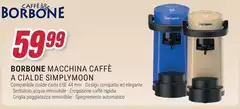 Caffe Borbone - Macchina Caffè A Cialde Simplymoon Caffe Borbone - Macchina Caffè A Cialde Simplymoon