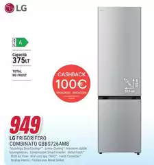 LG - Frigorifero Combinato GBBS726AMB LG - Frigorifero Combinato GBBS726AMB
