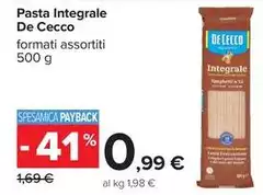 De Cecco - Pasta Integrale De Cecco - Pasta Integrale