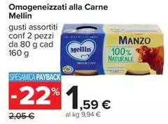 Mellin - Omogeneizzati Alla Carne Mellin - Omogeneizzati Alla Carne