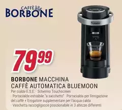 Caffe Borbone - Macchina Caffe Automatica Bluemoon Caffe Borbone - Macchina Caffe Automatica Bluemoon