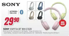 Sony - Cuffia BT WH-C520 Sony - Cuffia BT WH-C520