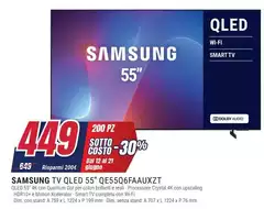 Samsung - Tv Qled 55" QE55Q6FAAUXZT Samsung - Tv Qled 55" QE55Q6FAAUXZT
