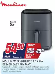 Moulinex - Friggitrice Ad Aria EZ 245B Easy Fry MAX